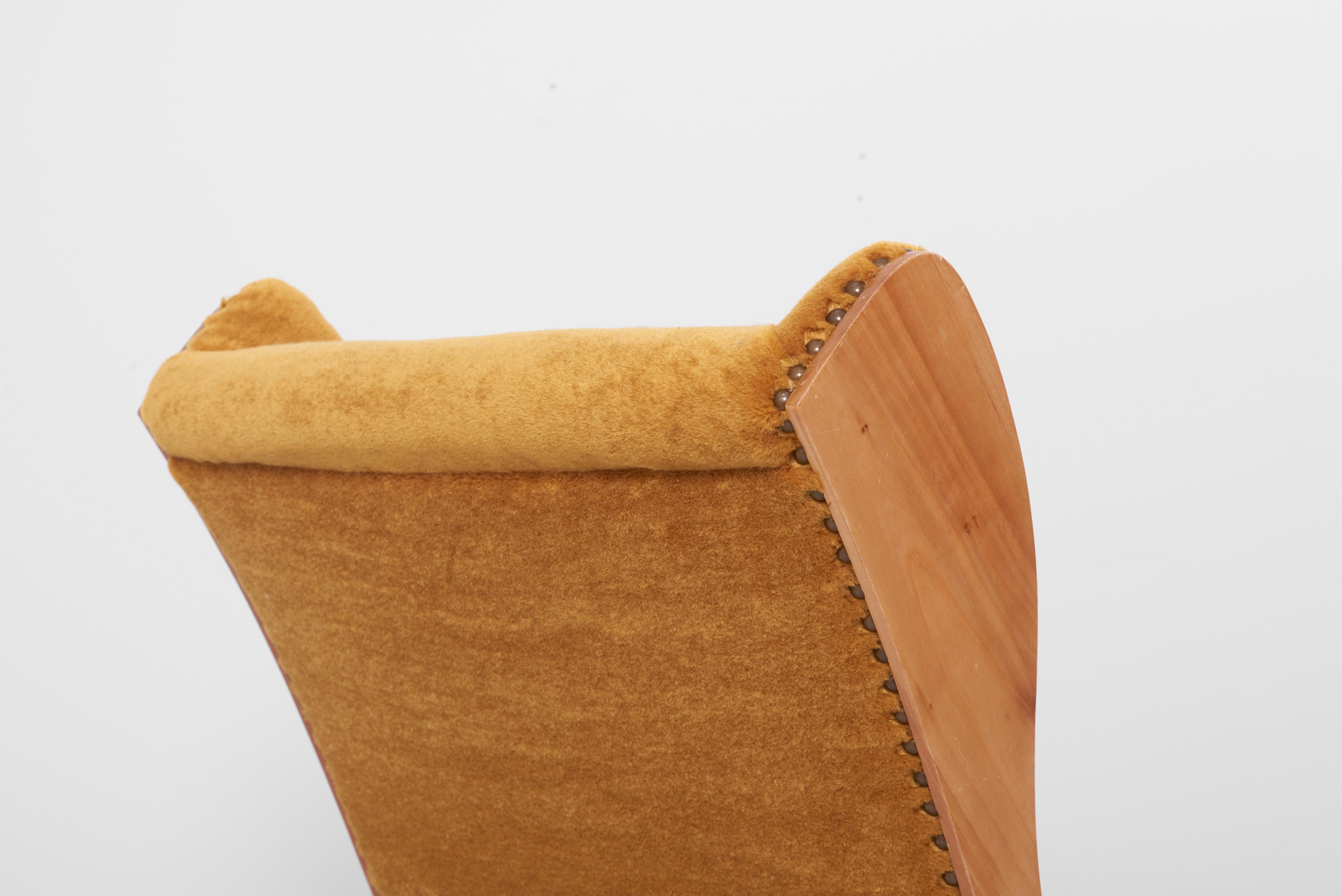 Antimott Lounge Chair by Wilhelm Knoll in Mohair Fabric, Germany, 1950s 8