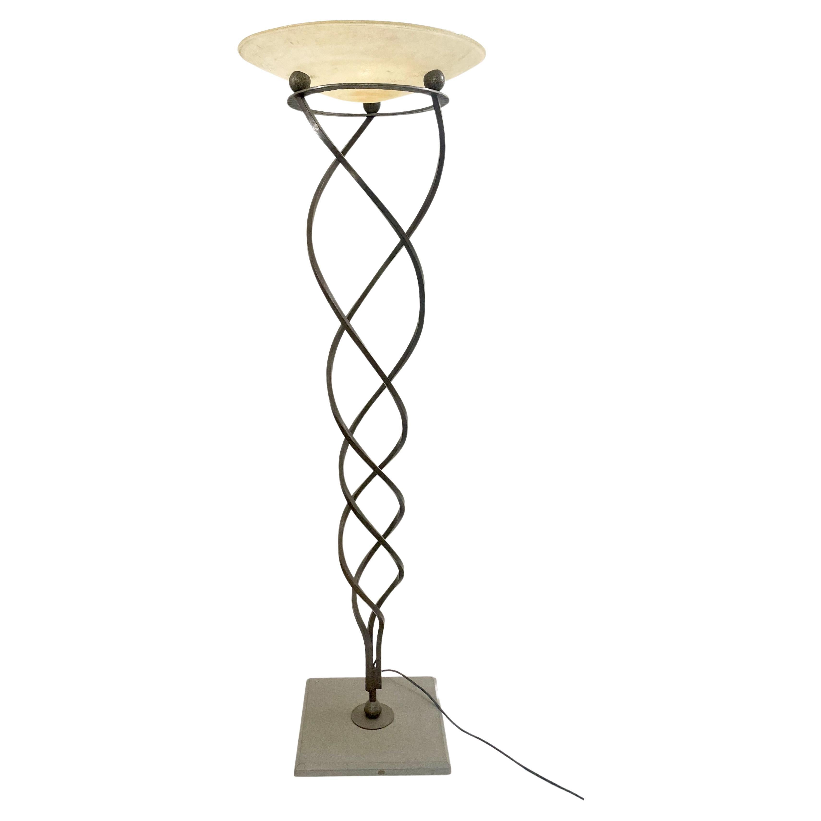 Antinea Floor Lamp by Jean-françois Crochet for Terzani, Italy, 1980s For Sale