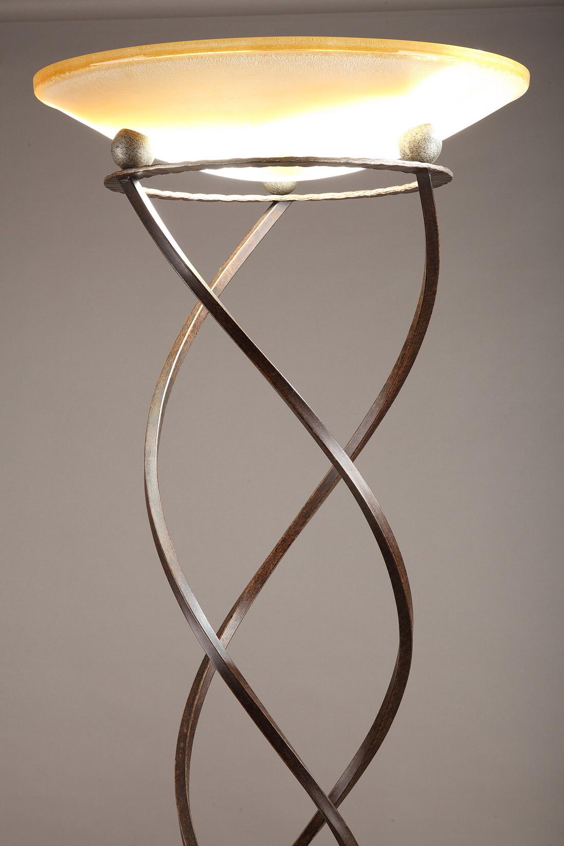 Antinea Floor Lamp by Jean-françois Crochet, Published by Terzani, 20th Century For Sale 5