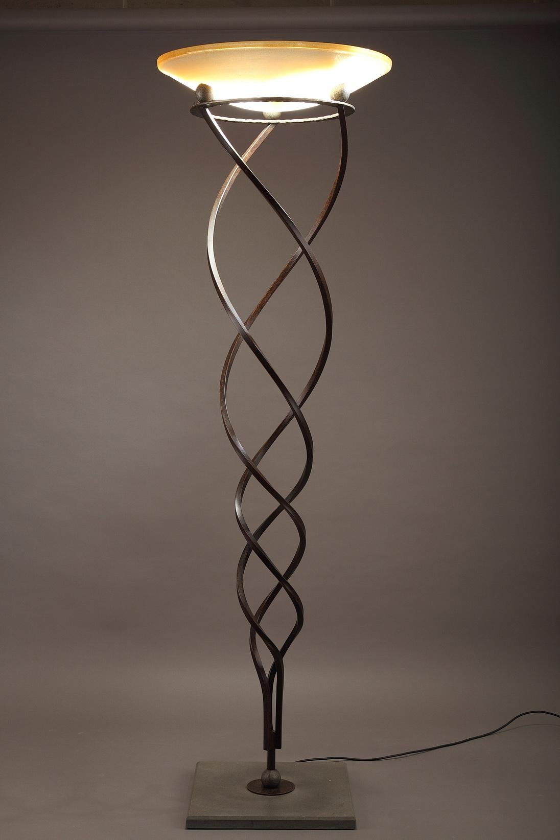 Antinea Floor Lamp by Jean-françois Crochet, Published by Terzani, 20th Century For Sale 1