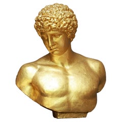 Antinoo Golden Sculpture