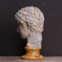 Sculpture de tête Antinoo