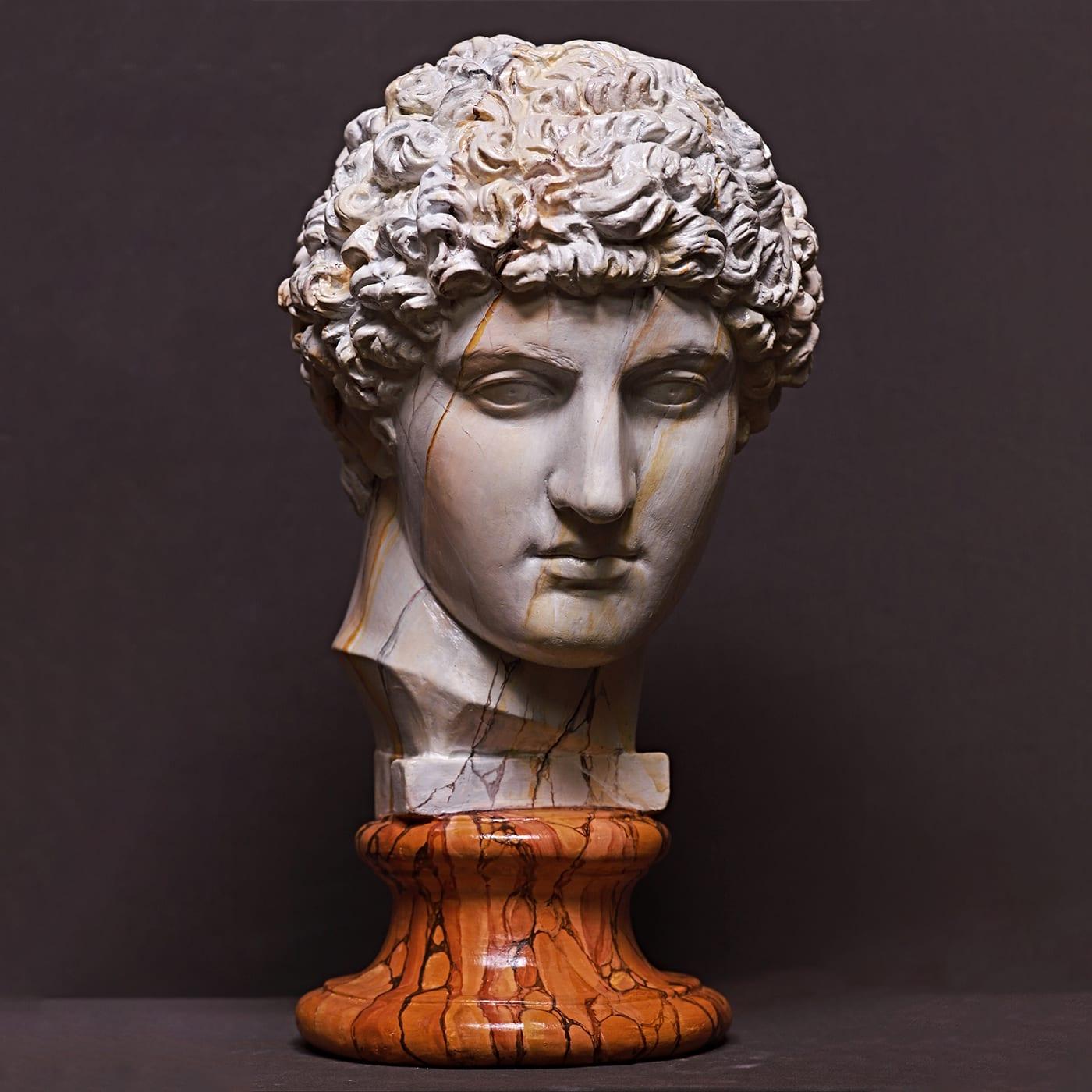 Antinoo Head Sculpture In New Condition For Sale In Milan, IT