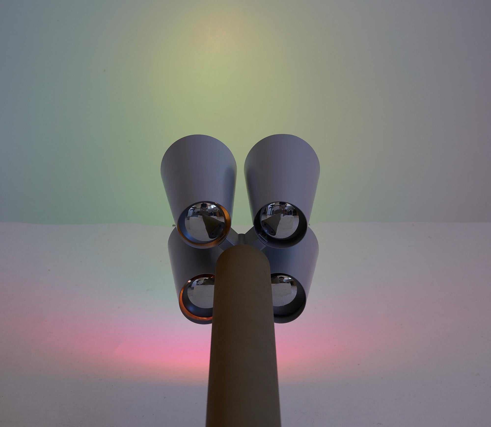 Powder-Coated Antinoo Metamorfosi floor lamp by Hannes Wettstein for Artemide, 1996 For Sale
