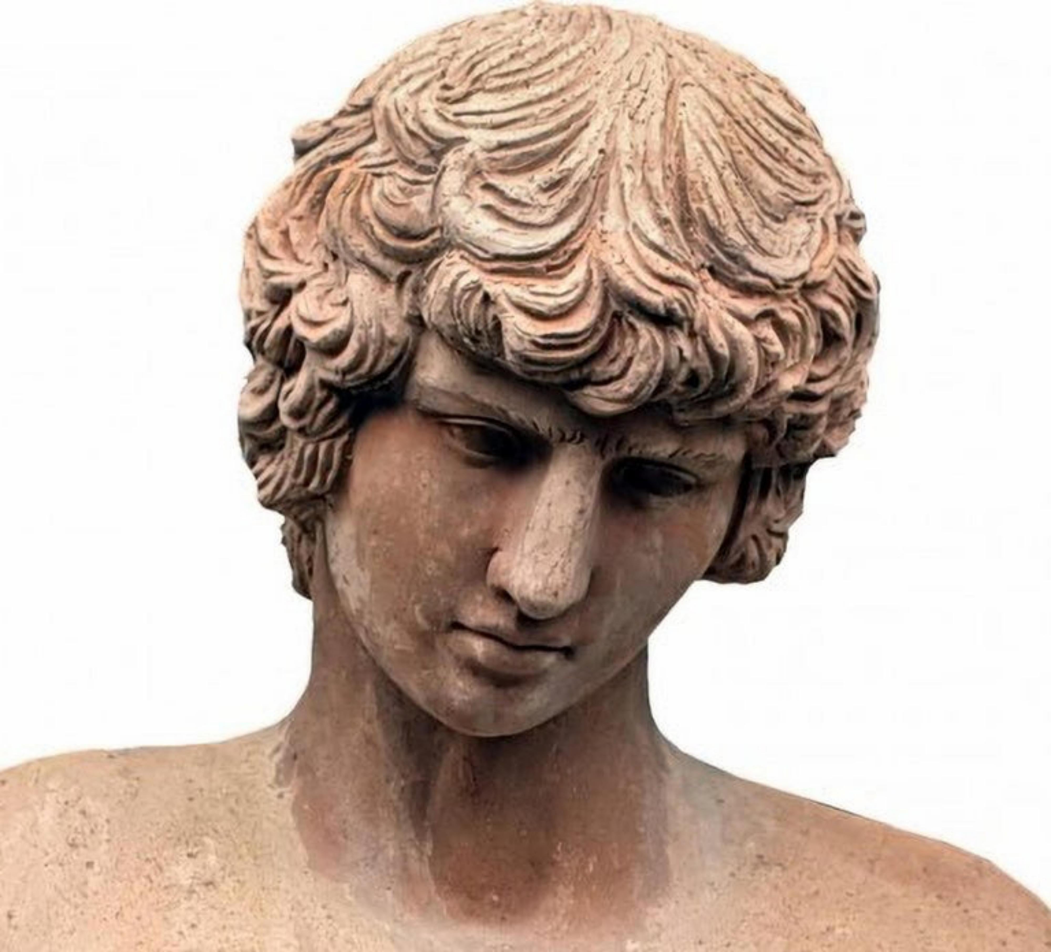Italian Antinous 'Bitnia 130, Alexandria, Egypt 150 AD the Favorite of Publius Elio  For Sale