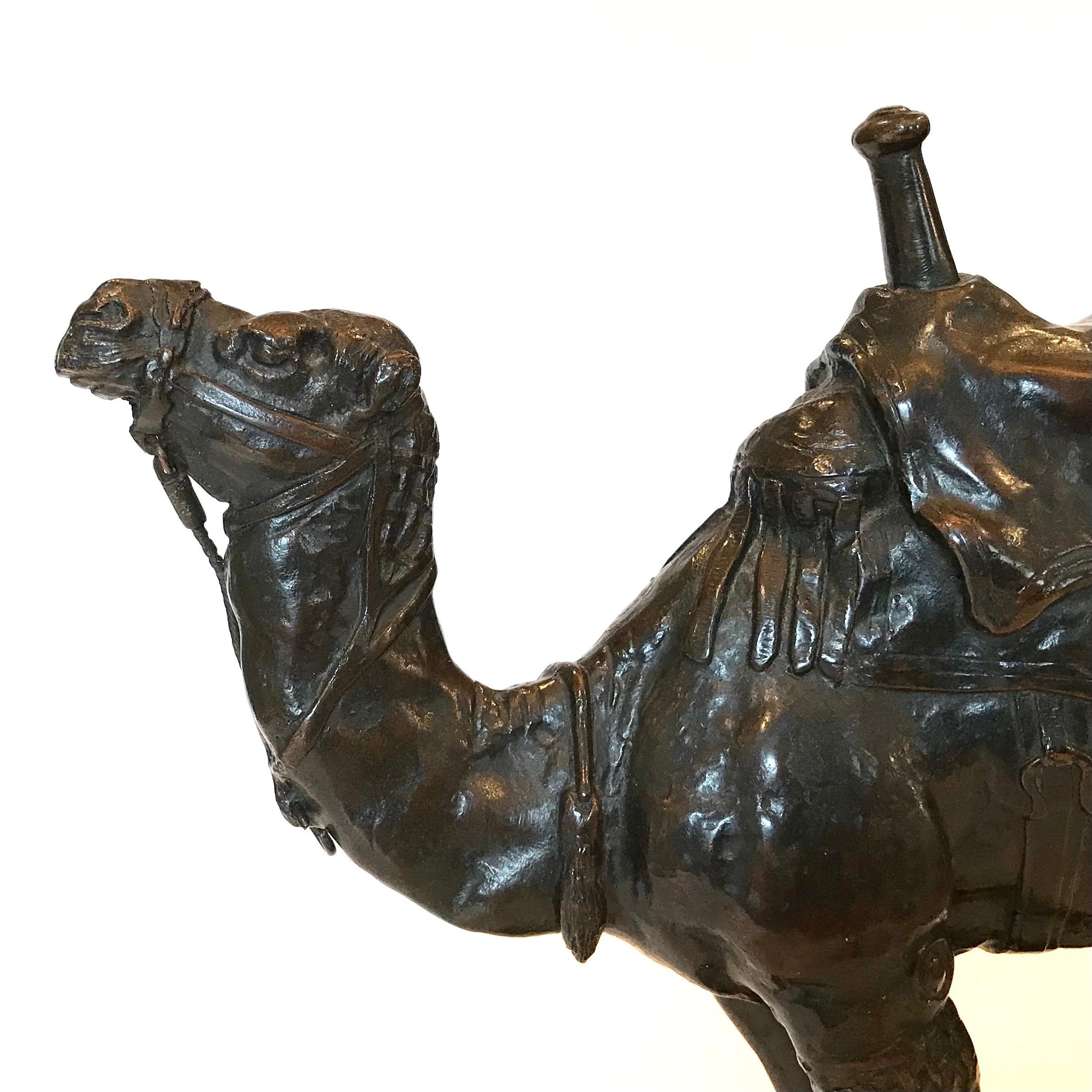 Antoine Louis Barye Bronze Dromadaire Harnaché D'Égypte Camel For Sale 1