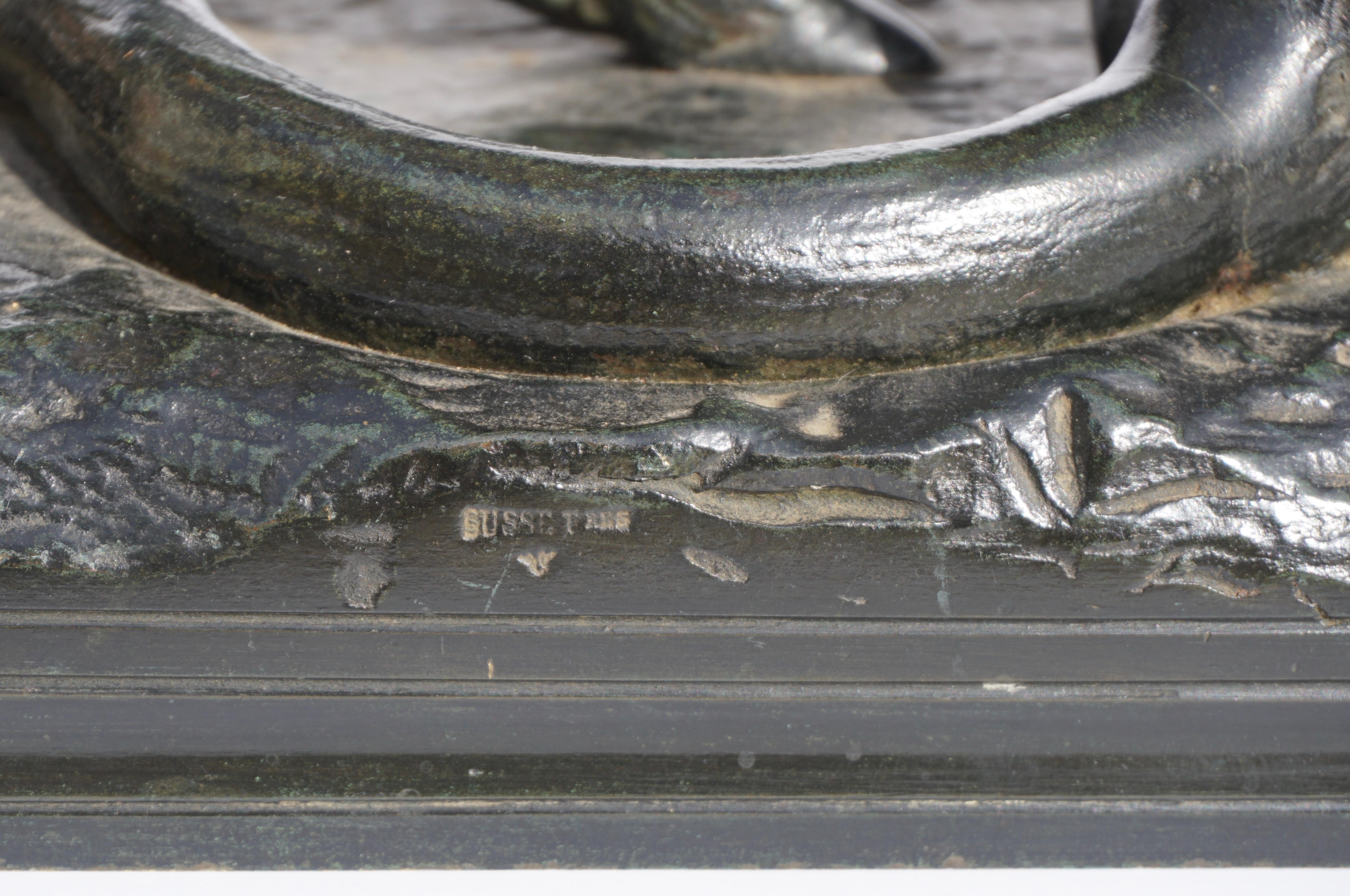 Antoine Louis Barye Bronze Panther Seizing A Stag, circa 1860 For Sale 2