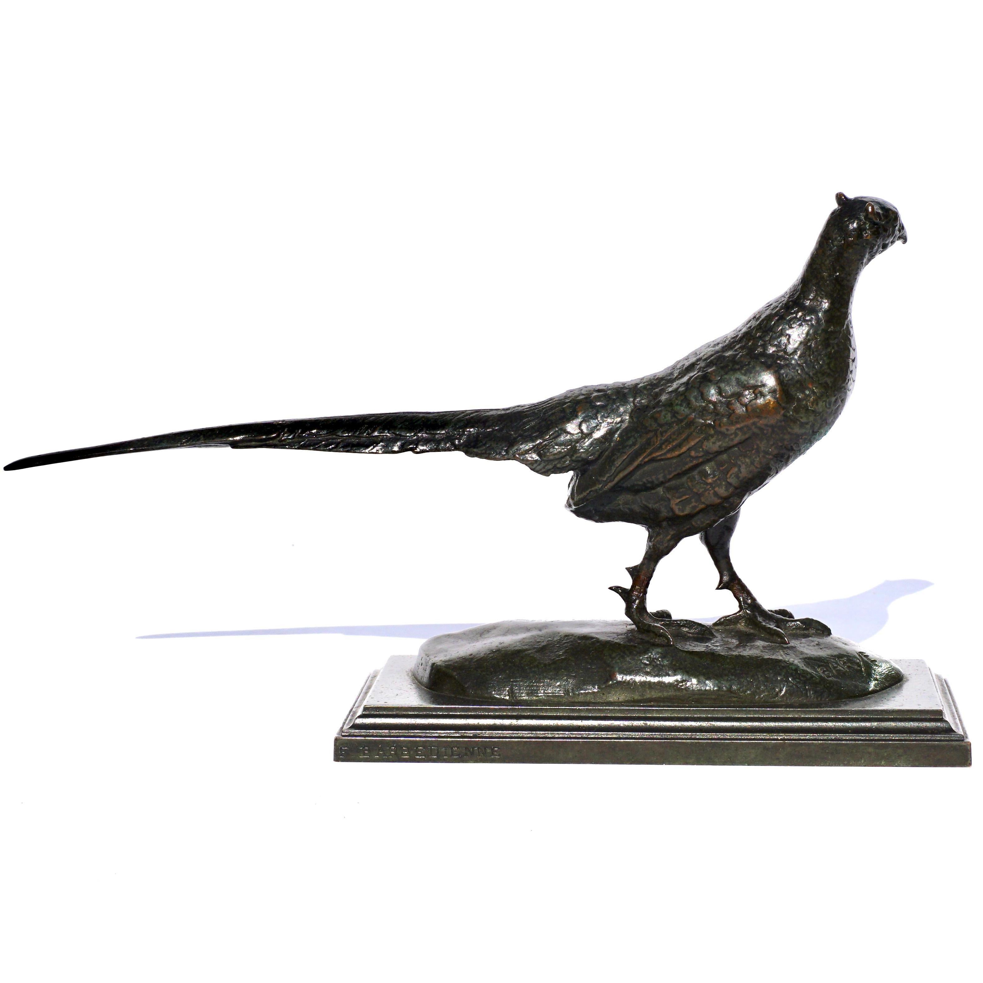 Antoine-Louis Barye Faisan en bronze 3