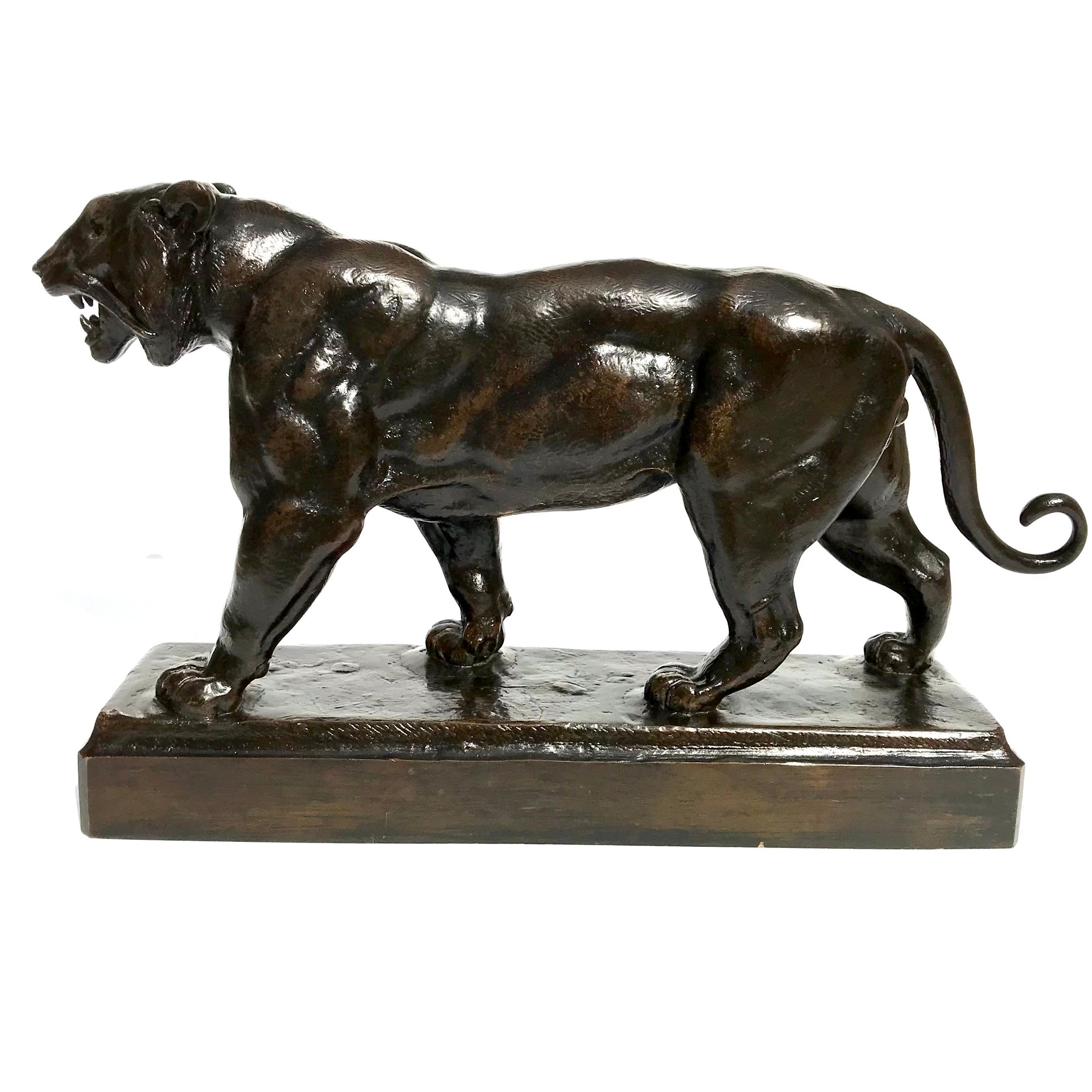 Antoine Louis Barye Tigre Marchant, Marchant im Angebot 3