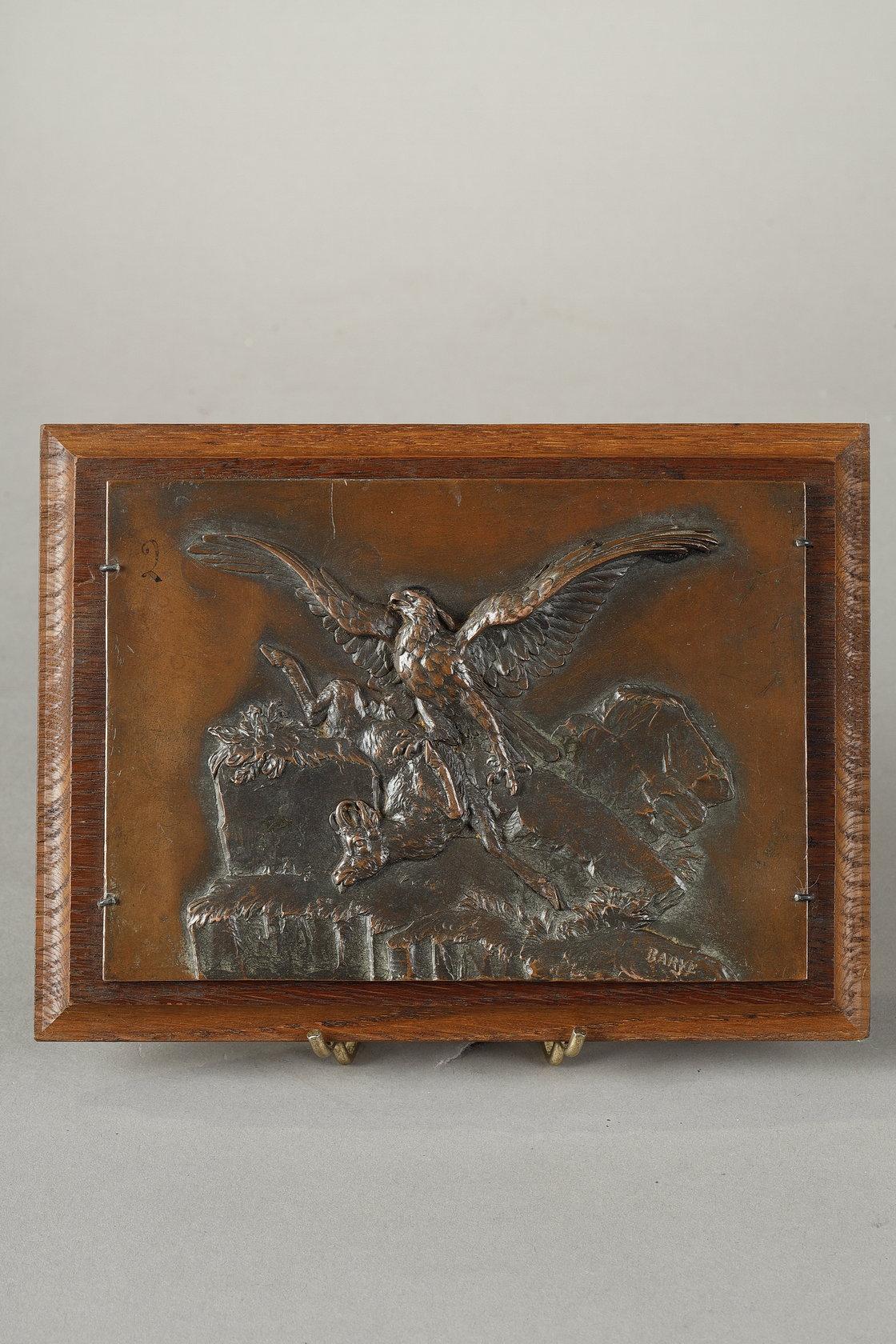 Aquila e camoscio - Sculpture di Antoine-Louis Barye