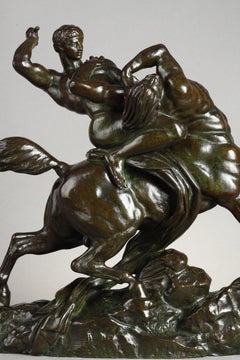 Theseus slaying the Centaur Bienor