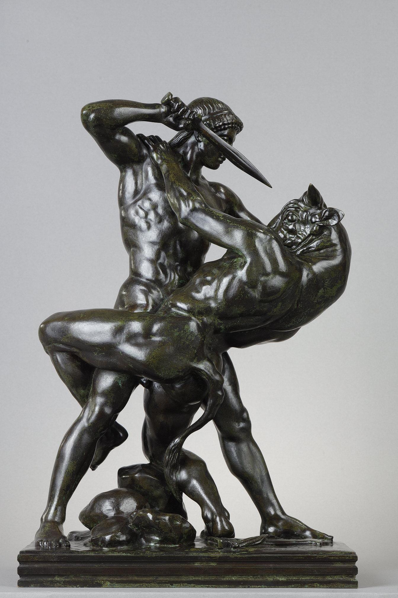 Theseus slaying the Minotaur