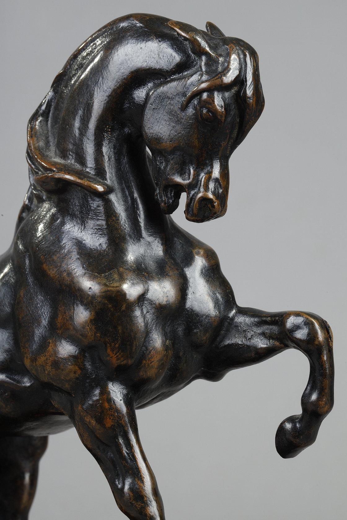 Caballo turco, escultura animal de bronce - Sculpture Naturalista de Antoine-Louis Barye