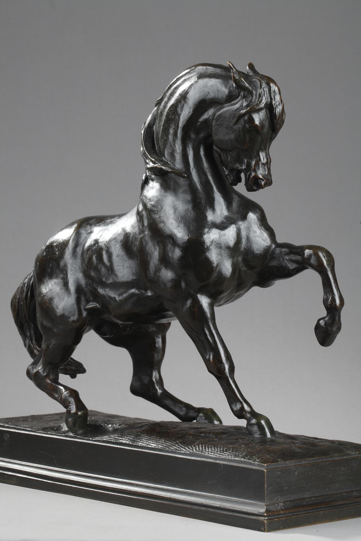 Turkish Horse - French School Sculpture by Antoine-Louis Barye