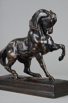 Antique Turkish Horse, bronze animal sculpture