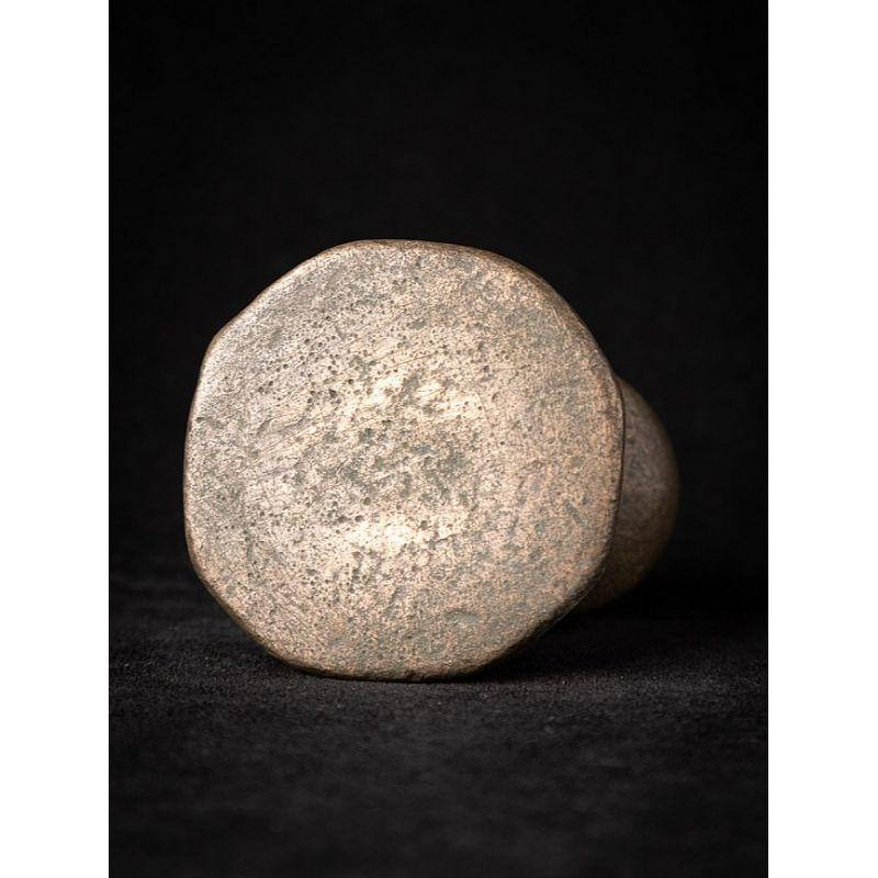 Antiqe Bronze Opium Weight from Burma For Sale 5