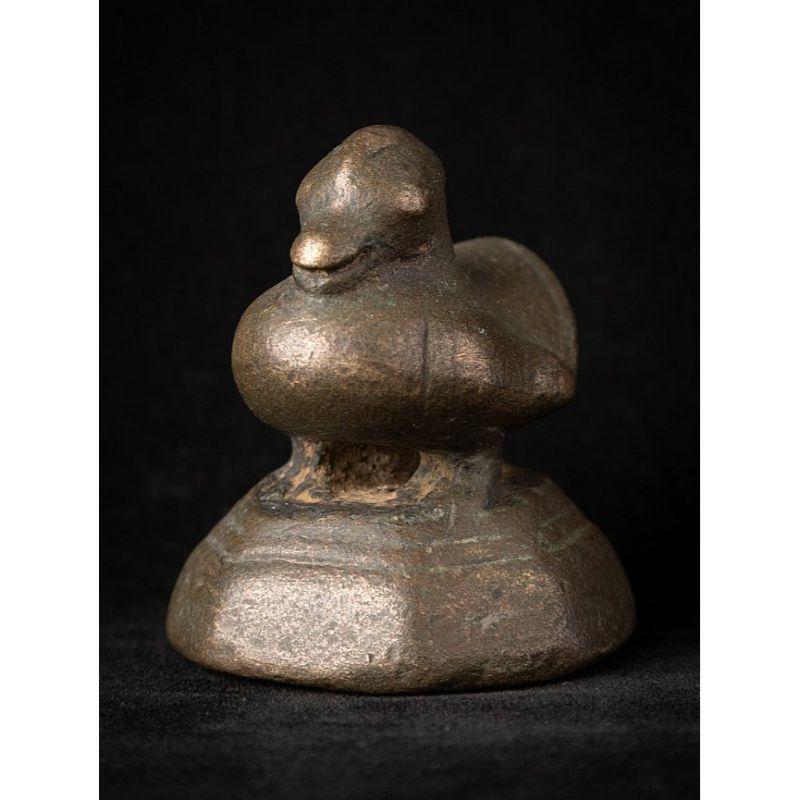 Antikes Opiumgewicht aus Bronze aus Burma im Angebot 1