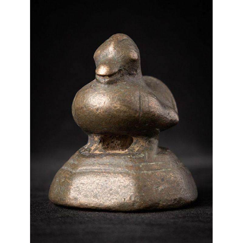Antikes Opiumgewicht aus Bronze aus Burma im Angebot 3