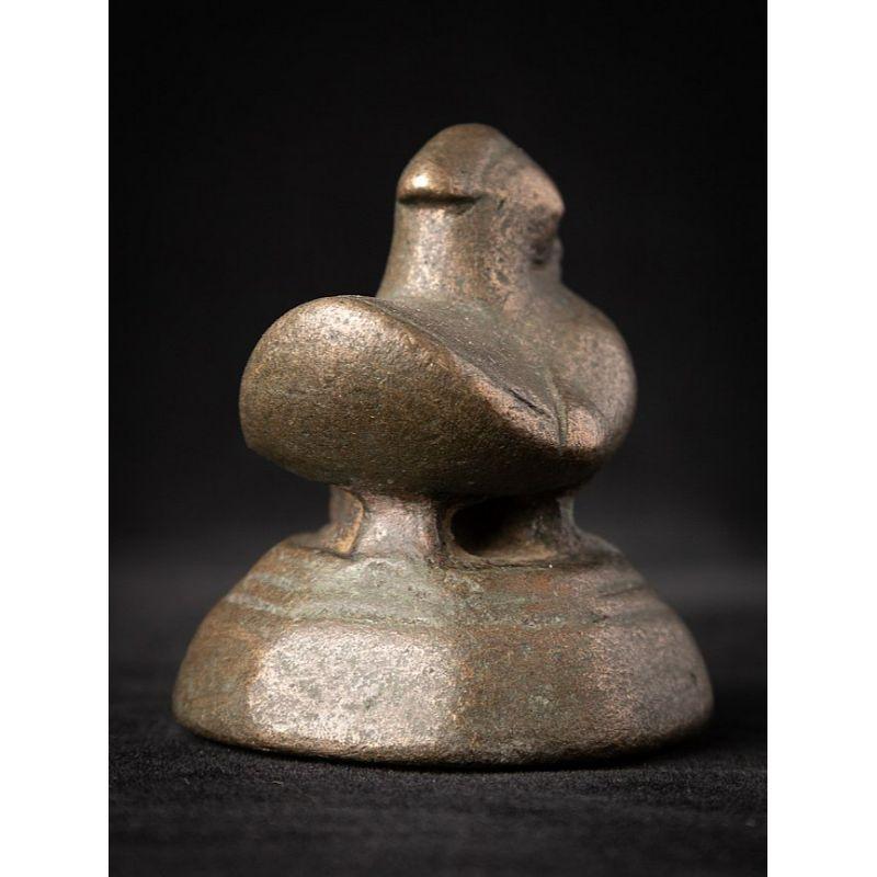 Antikes Opiumgewicht aus Bronze aus Burma im Angebot 4