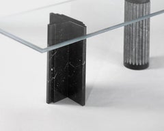 Table de salle à manger 'Antiquaria' en marbre par Adolfo Natalini