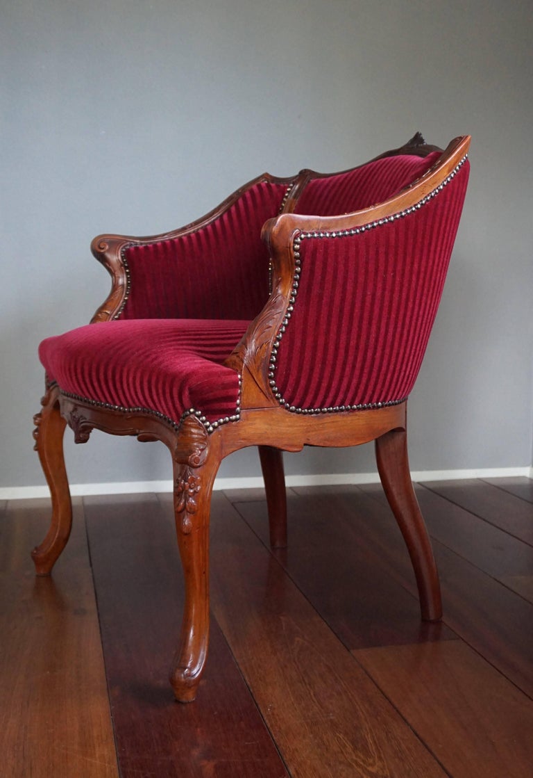Antique and Stunning 19th Century HandCarved Mahogany and