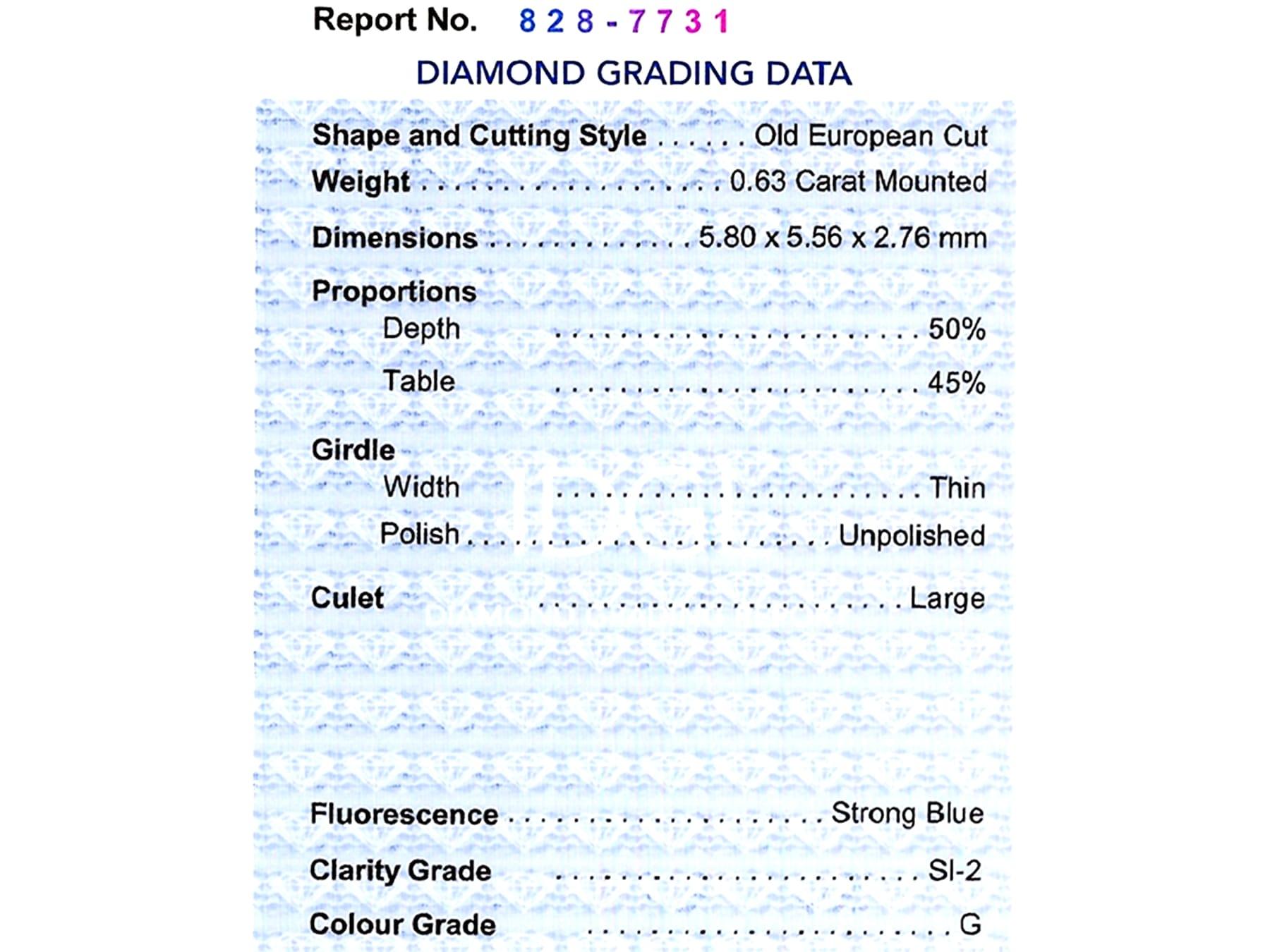 Antico rubino da 0,26 carati, diamante da 1,02 carati, perla d'argento con insetto incastonato, spilla a barretta in vendita 10