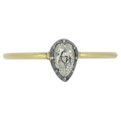 Antique 0.30 Carat Diamond Solitaire Ring
