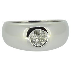 Antique 0.50 Carat Diamond Gypsy Ring