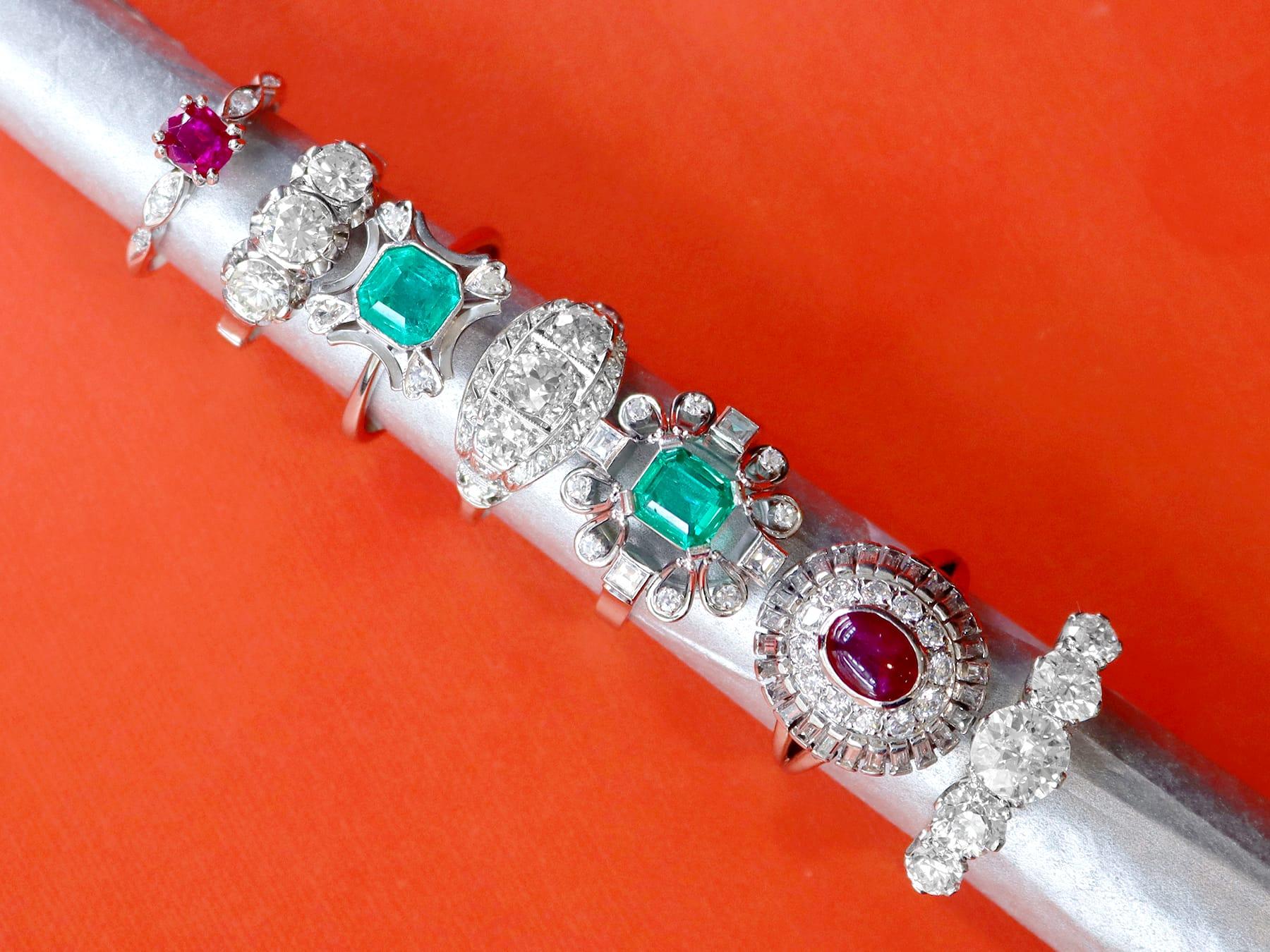 Antique 0.70 Carat Burmese Ruby and Diamond, Platinum Ring Circa 1915 In Excellent Condition For Sale In Jesmond, Newcastle Upon Tyne