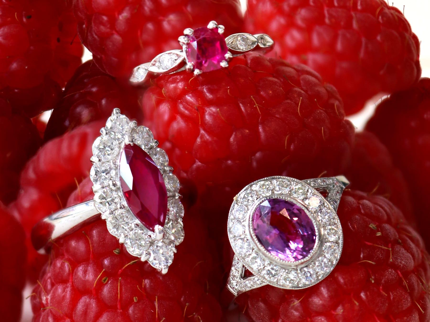 Cushion Cut Antique 0.70 Carat Burmese Ruby and Diamond, Platinum Ring Circa 1915 For Sale