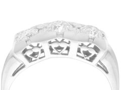 Antique 1920s Diamond and White Gold Trilogy Engagement Ring