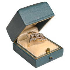 Antique Old Mine Cut Diamond Ring (Approx 0.9-Carats), 18k Yellow Gold