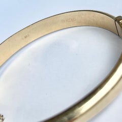 Antique 1/5th Gold Engraved Bangle