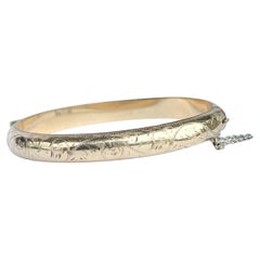 Antique 1/5th Gold Engraved Bangle Antique 1/5th Gold Engraved Bangle