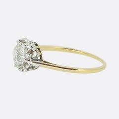 Antique 1.05 Carat Diamond Solitaire Ring