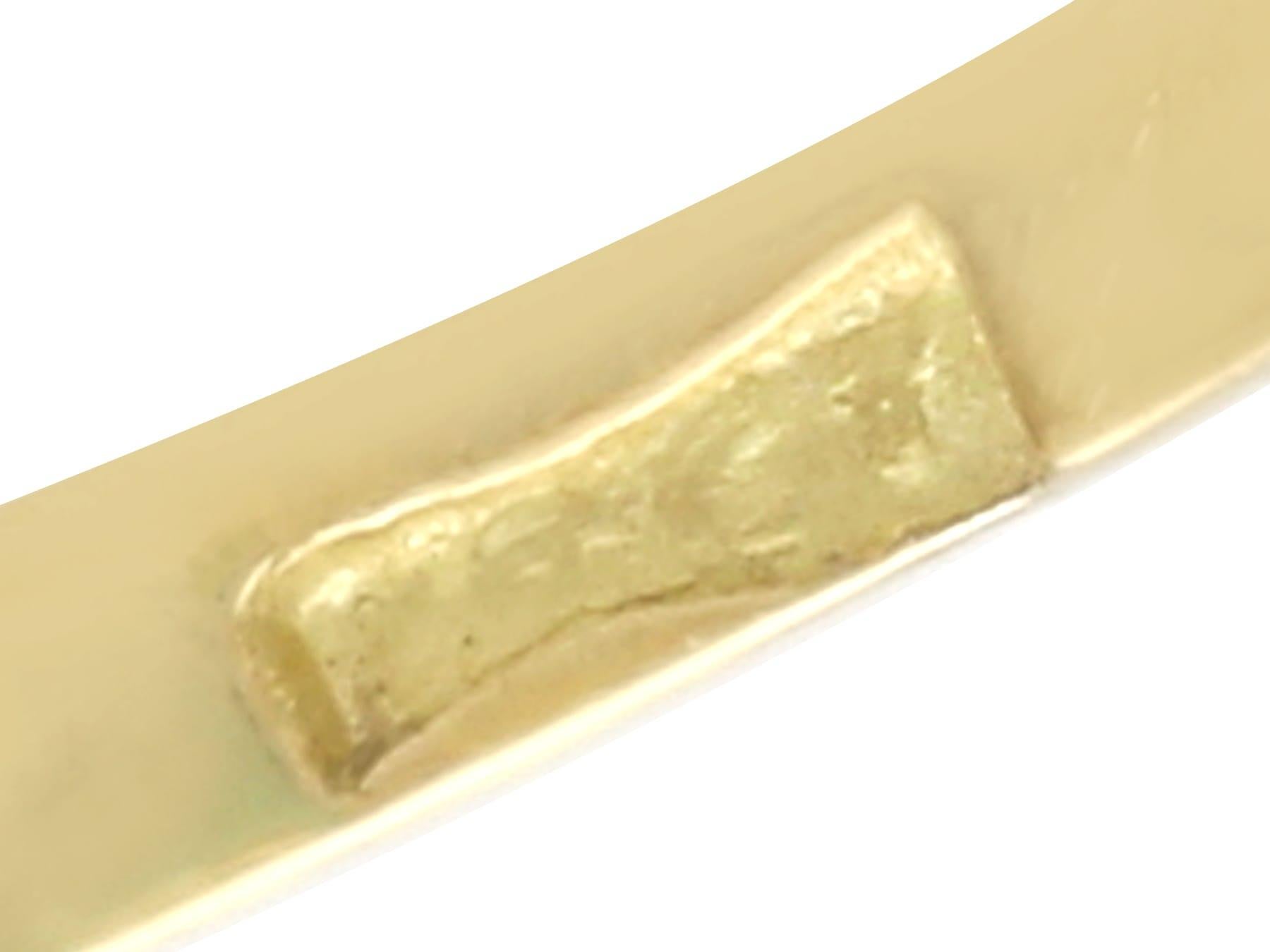 Antiguo anillo solitario de circonio alto de 10,90 quilates y oro amarillo de 18 quilates Circa 1910 en venta 4