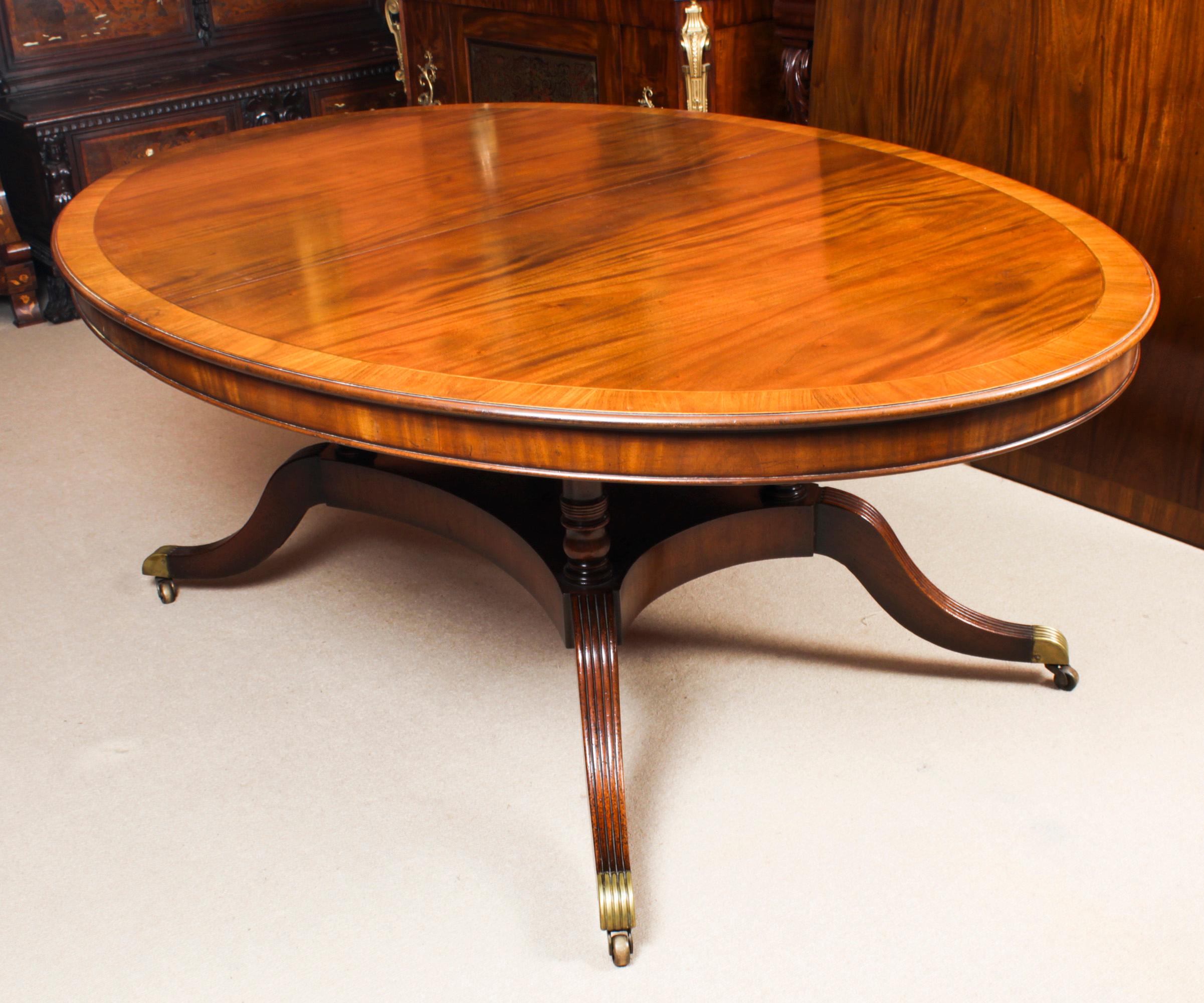 Antique Regency Revival Dining Table 1920s 20th C In Good Condition In London, GB