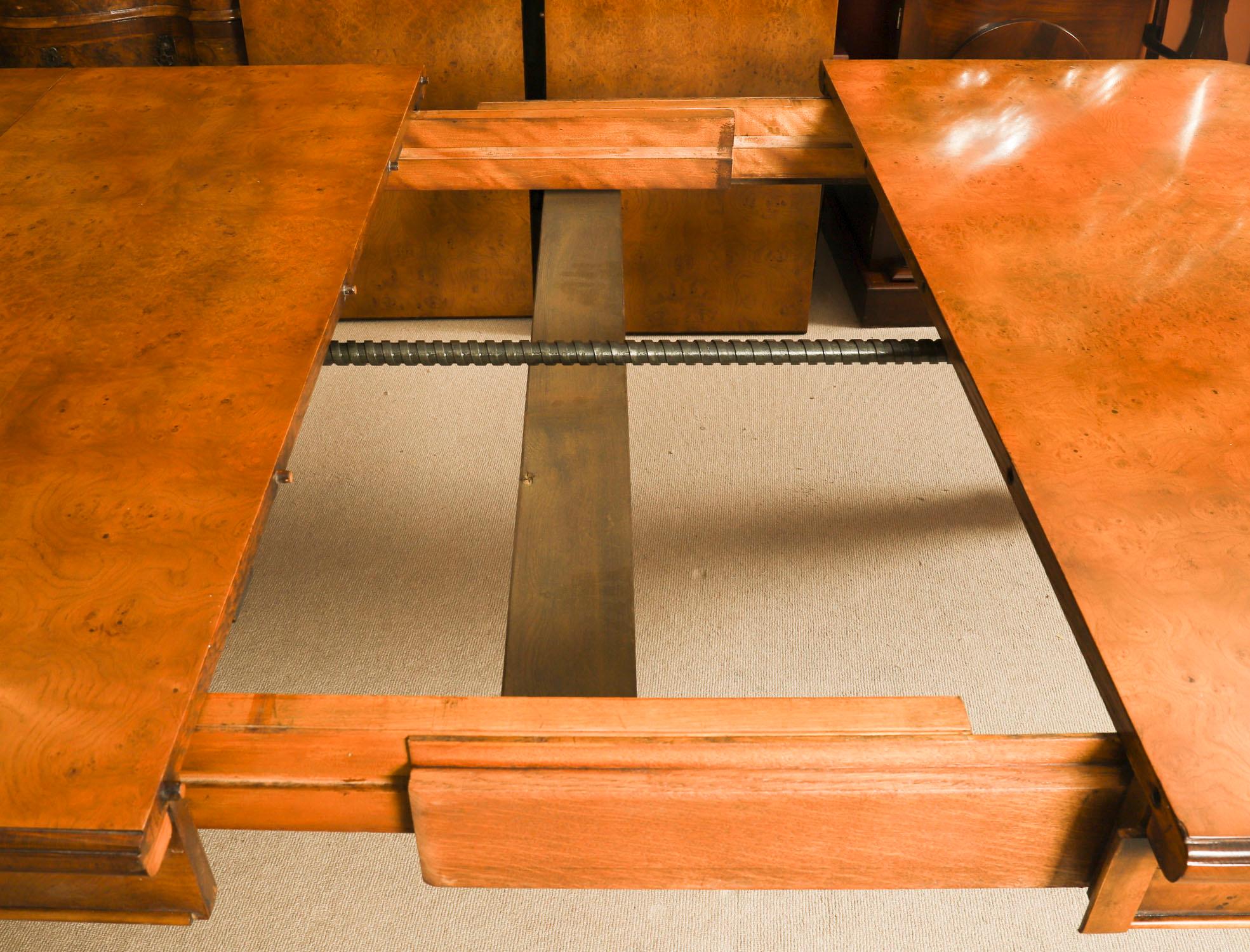 Antique 10ft Victorian Pollard Oak Extending Dining Table 19th Century For Sale 10