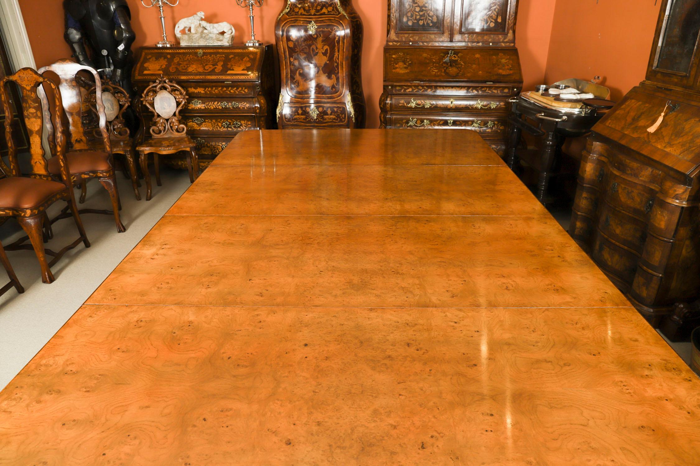 Antique 10ft Victorian Pollard Oak Extending Dining Table 19th Century For Sale 2