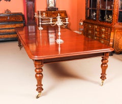 Antique William IV Mahogany Extending Dining Table, 19th Century