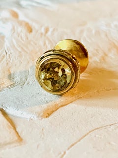 Antique 10k Gold, Georgian Mechanical Pencil Top, Lapel Pin