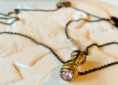 Antique 10k Gold, Georgian Mechanical Pencil Top, Necklace