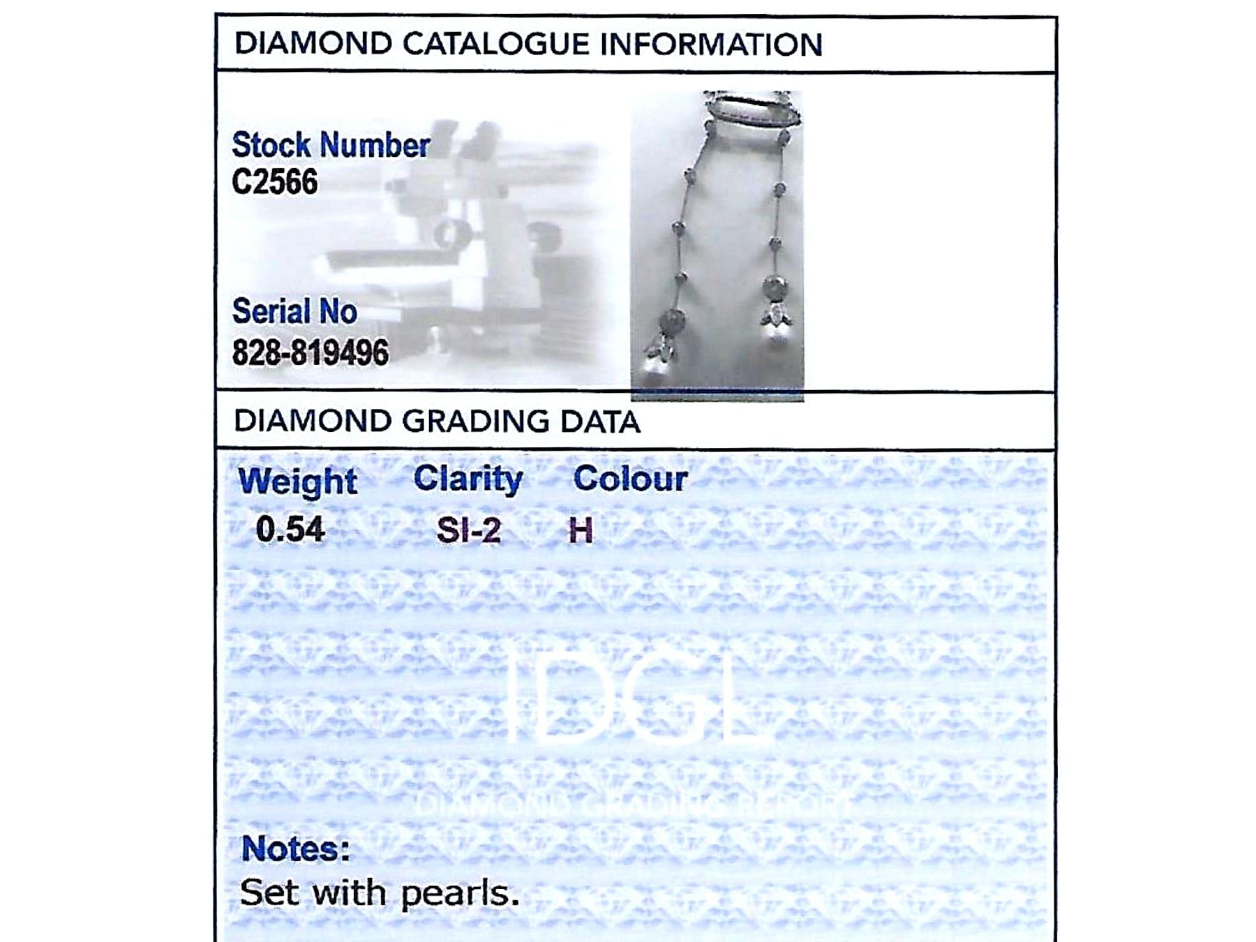 Antique 1.10 Carat Diamond Necklace in Platinum For Sale 4