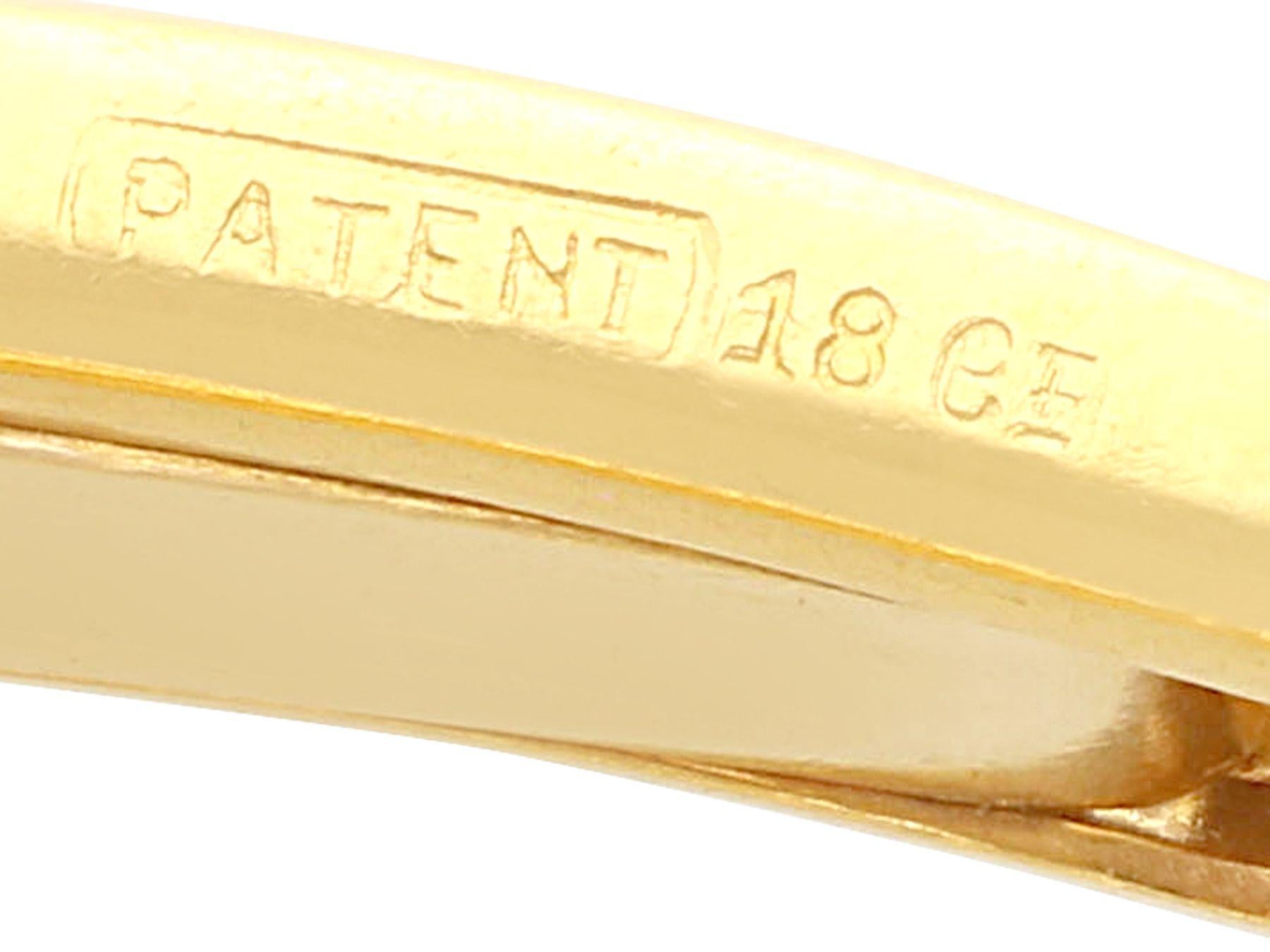 Bracelet ancien en or jaune 22 carats et pierres dures de 11,50 carats, c. 1880 en vente 2