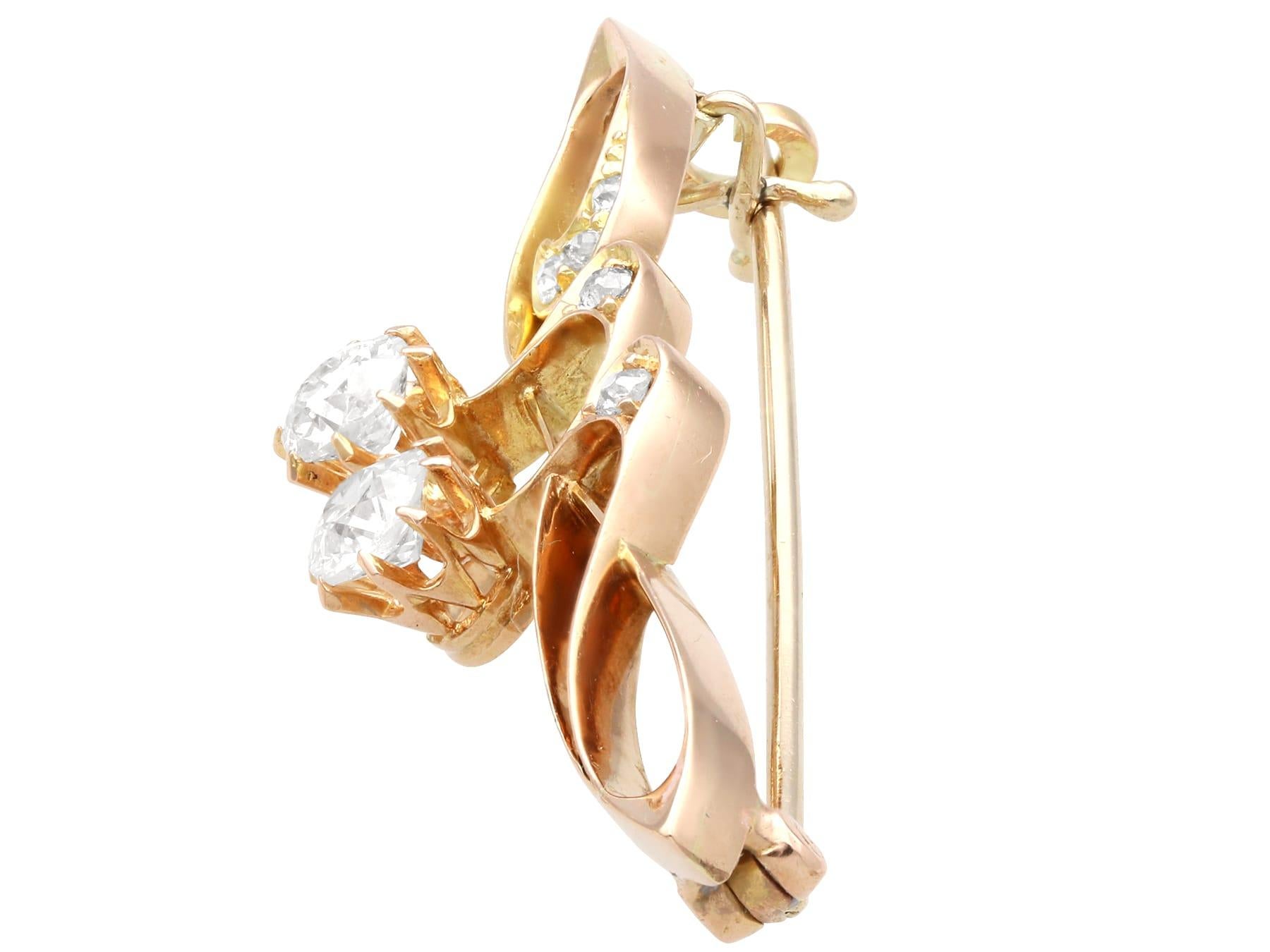 diamond brooch