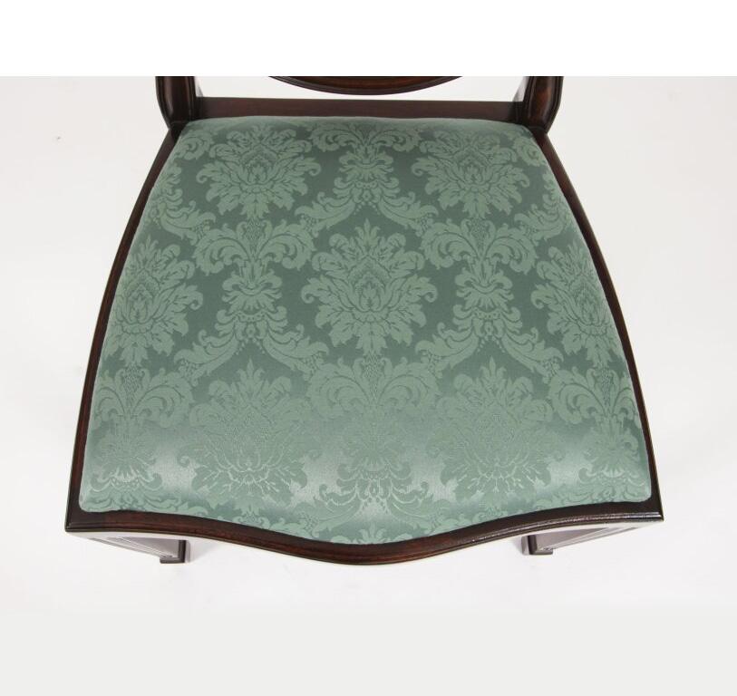 Antique 11ft Extending Dining Table C1835 & 12 Shieldback Dining Chairs 11