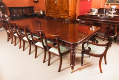Antique 11ft Gillows Style William IV Extending Dining Table C1835 19th Century