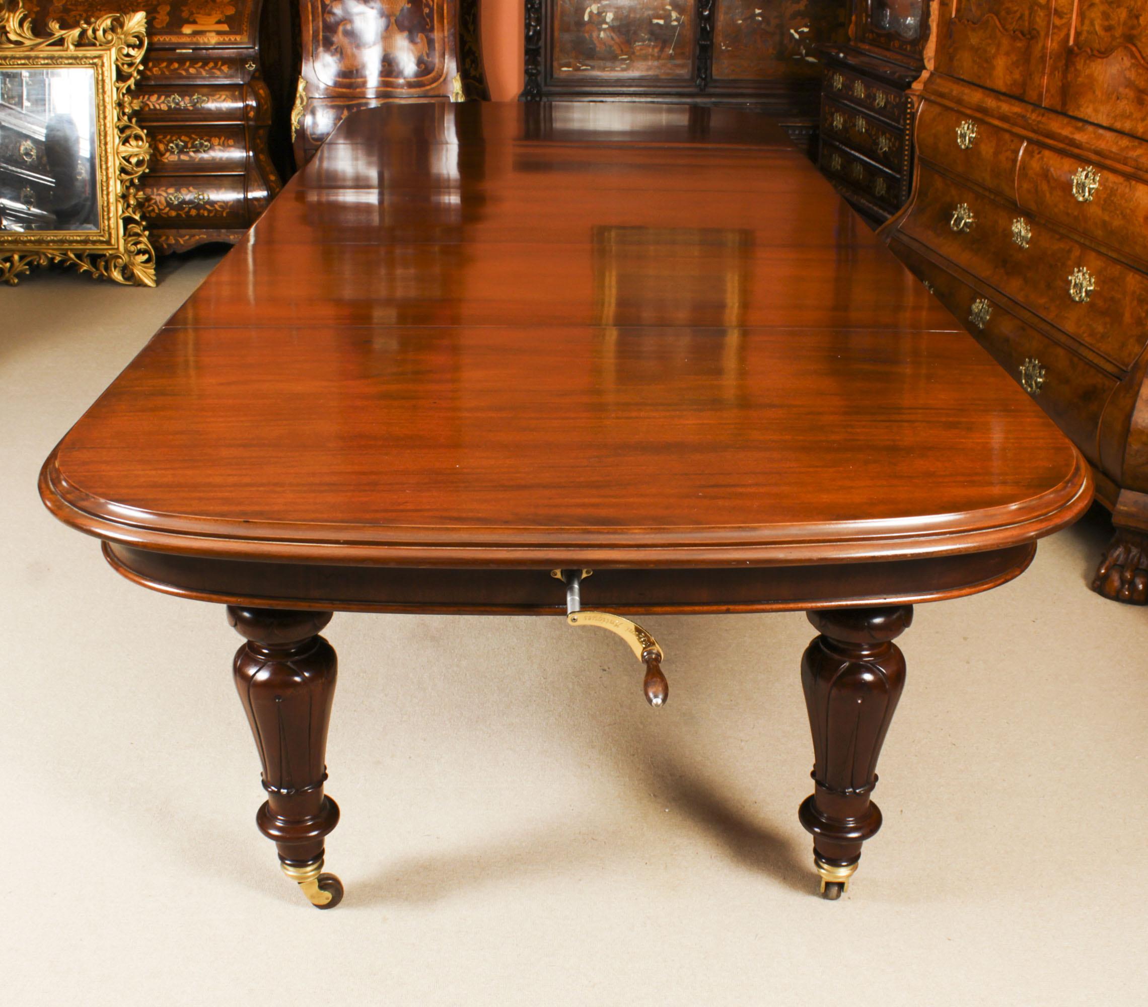 antique victorian dining table