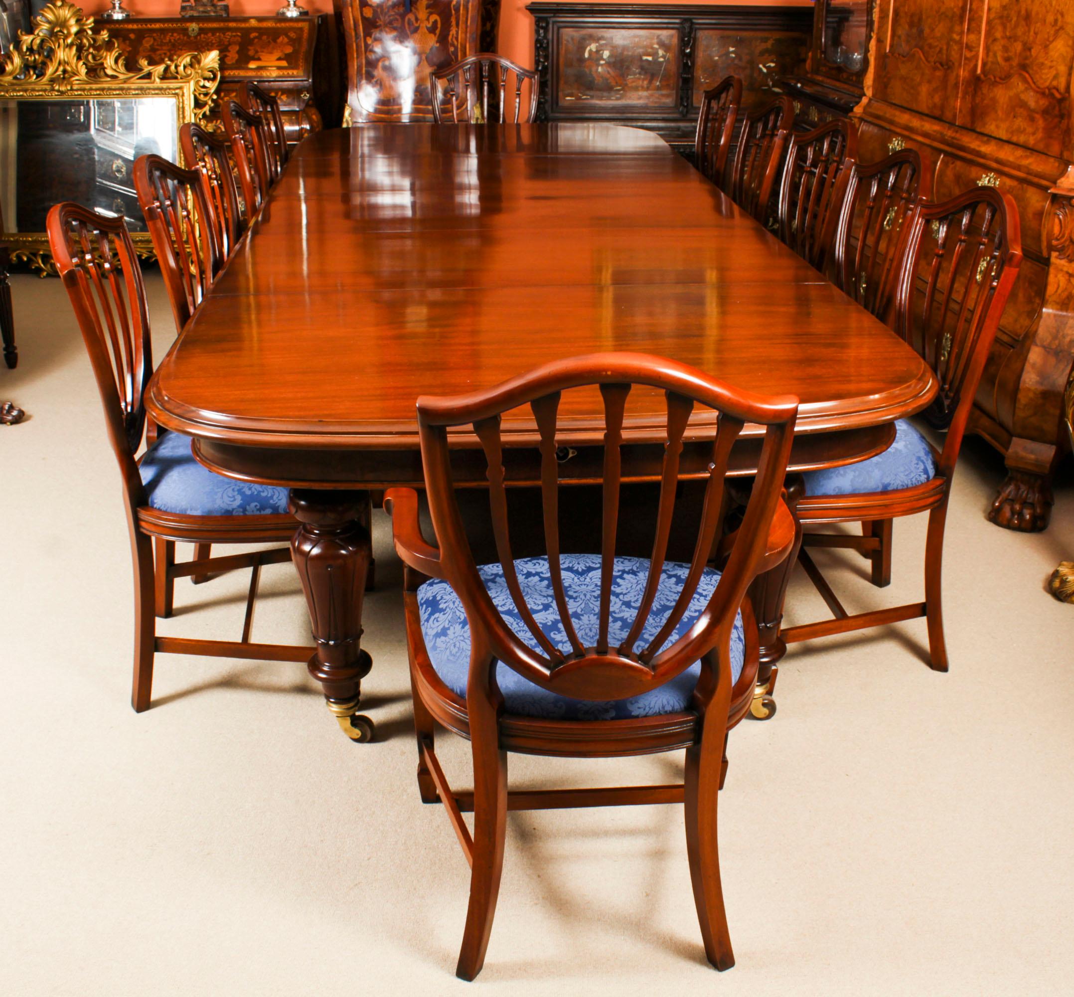 English Antique Victorian Flame Mahogany D End Extending Dining Table 19th C