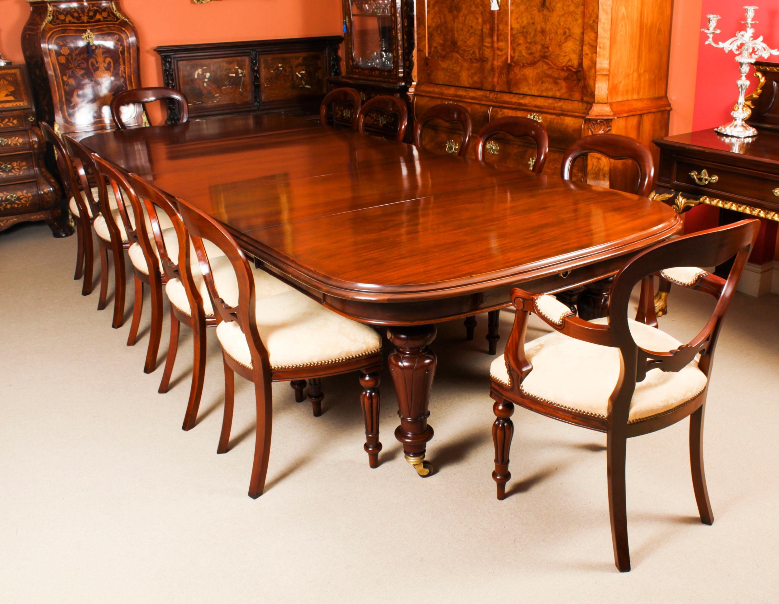 Antique Victorian Flame Mahogany D End Extending Dining Table 19th C In Good Condition In London, GB